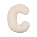 Boucle Letter cushion C by Bettys Home Teddy Letter Pillow on white background christmas gift ideas for kids