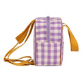 small gingham backpack in lilac by bettys home 3