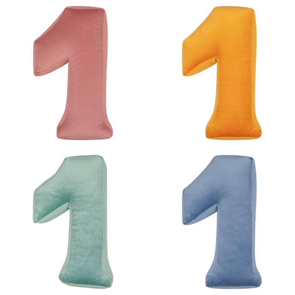 Velvet Number Cushions 1 | Number Cushion - www.bettyshome.com
