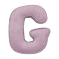 Corduroy Letter Cushion G by Bettys Home in lavender 