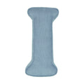 Corduroy Letter Cushion I by Bettys Home in blue 