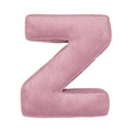Corduroy Letter Cushion Z by Bettys Home in pink 