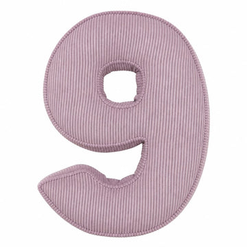 Corduroy Number Cushion 9 | Number Pillow 9