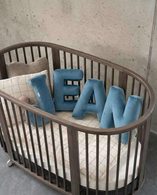 Set de 4 letras de terciopelo