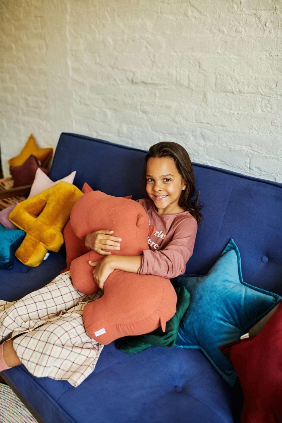 Cushion Hippo yellow