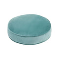 Small Velvet Pouf Mint front 